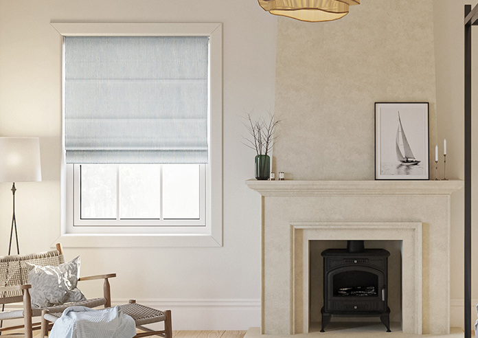 Cascade, Silver Stream - Twist&Fit Roman Blind - Image 3